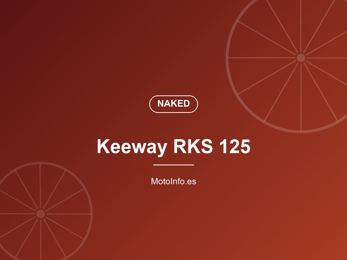 Keeway RKS 125: precio, ficha técnica y coste anual