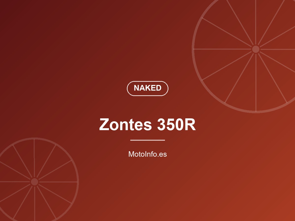 Zontes 350R: precio, ficha técnica y coste anual